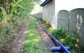Postępy prac przy budowie odcink&oacute;w sieci wodociągowej w miejscowości Kraśnik