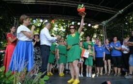 Wręczenie nagrody na scenie