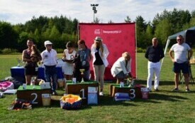 Psy i ich właściciele na podium