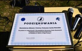 Podziękowania dla Burmistrza Jacka Nowaka