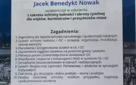 Galeria aktualności Szkolenie dla samorządowc&oacute;w z zakresu ochrony ludności i obrony cywilnej 4