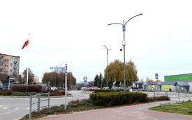 kamera przy rondzie
