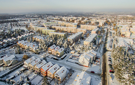 widok na Połaniec z g&oacute;ry