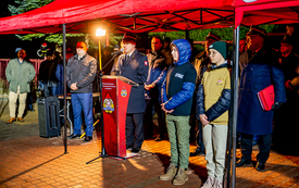 Przemowa Zastępcy Komendanta Wojew&oacute;dzkiego PSP, Prezes ZOP ZOSP RP w Staszowie st. bryg. Grzegorz Rajca