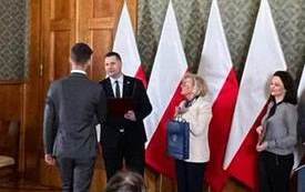 wręczenie nagr&oacute;d ministra