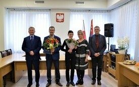 Na zdjęciu pożegnanie pracownik&oacute;w Urzędu Miasta w Połańcu