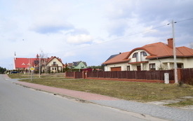 światłow&oacute;d na ulicy Żapniowskiej w Połańcu