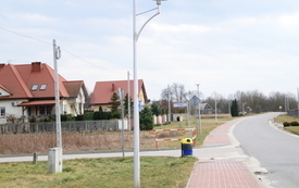 światłow&oacute;d na ulicy Żapniowskiej w Połańcu
