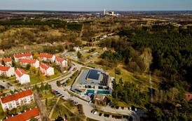 Pływalnia delfin z g&oacute;ry
