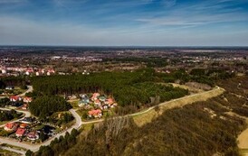 Okolice Połańca z g&oacute;ry wiosną