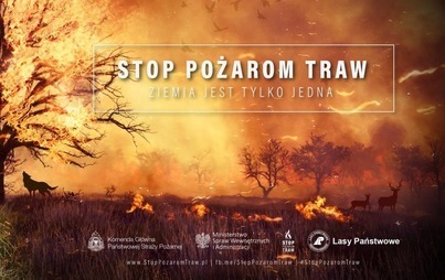 Zdjęcie do &quot;Stop pożarom traw&quot; na terenie powiatu staszowskiego