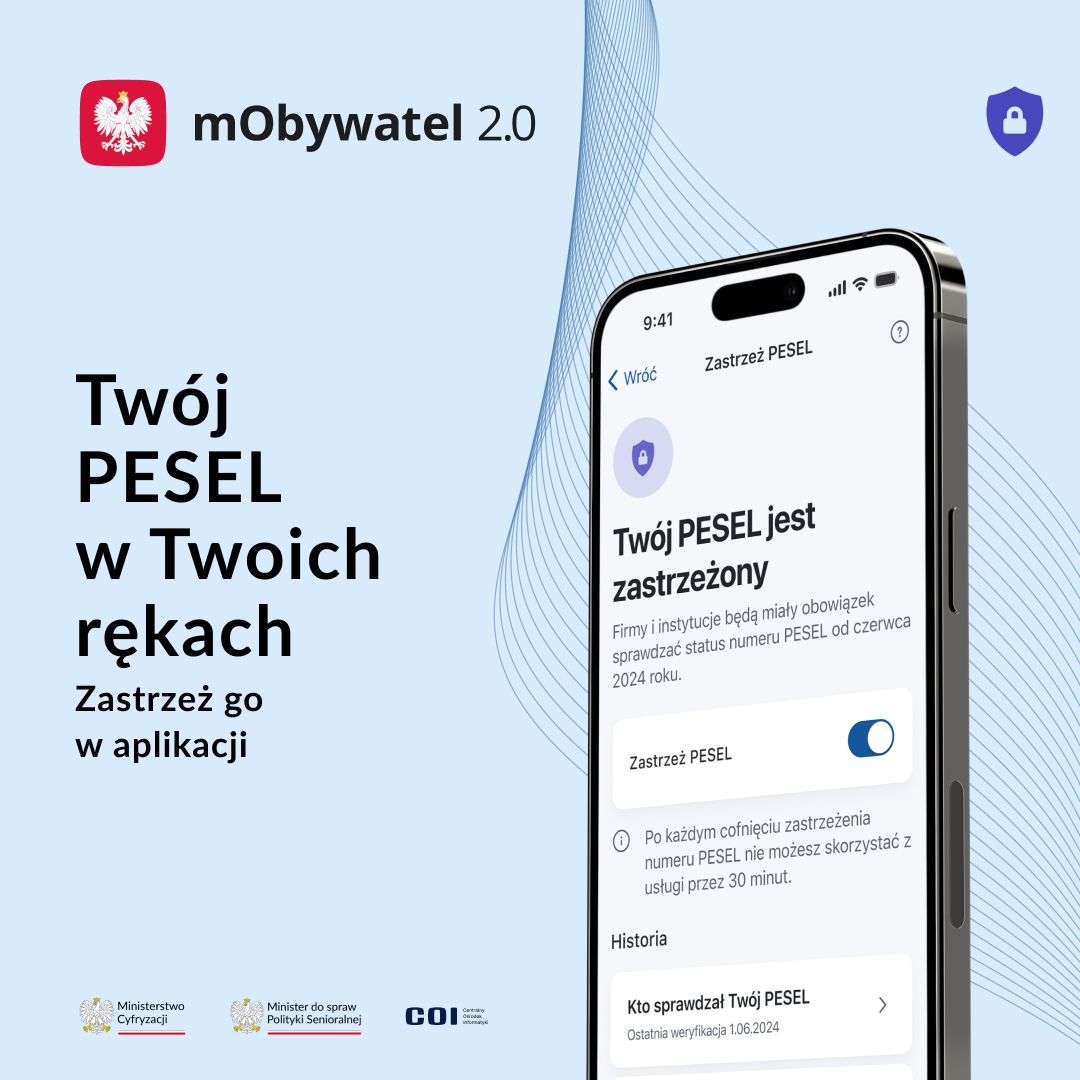 zastrzeż pesel - plakat