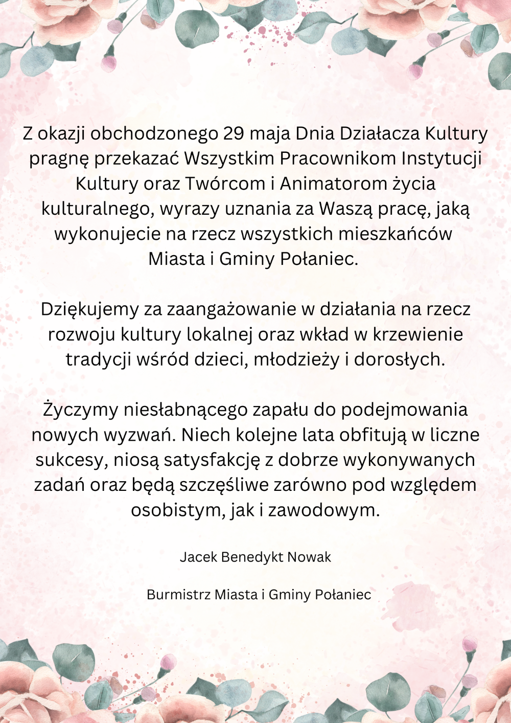 dzień działacza kultury