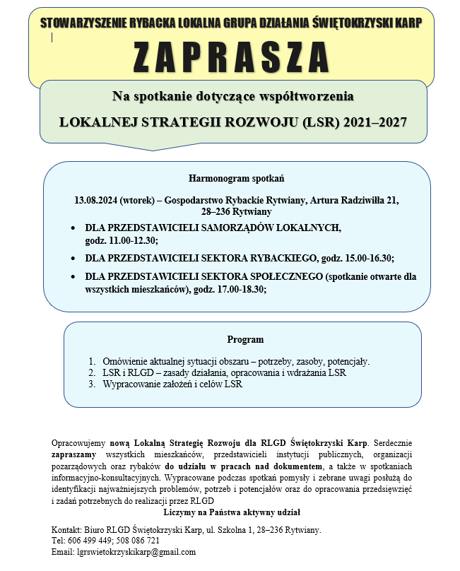 Świętokrzyski Karp - terminarz spotkań