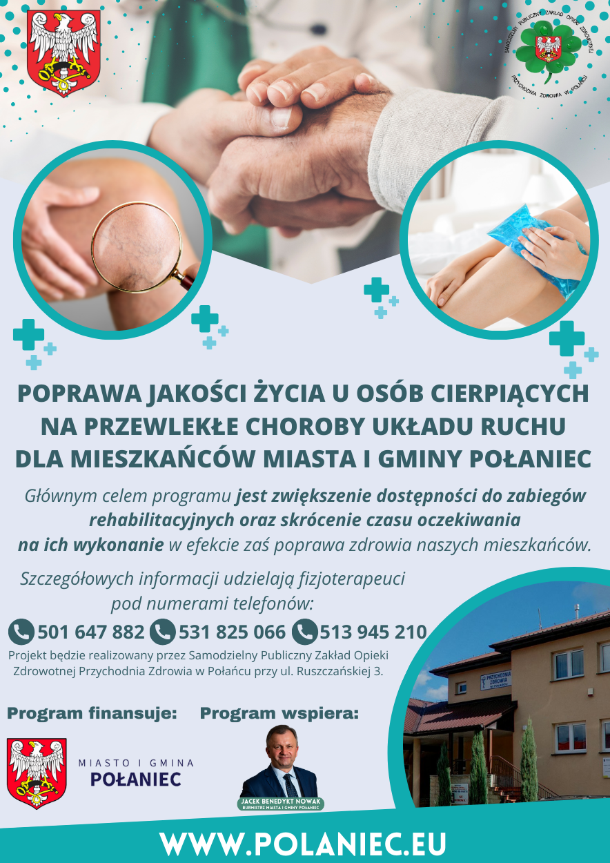 Plakat z&nbsp;przychodnia zdrowia. 