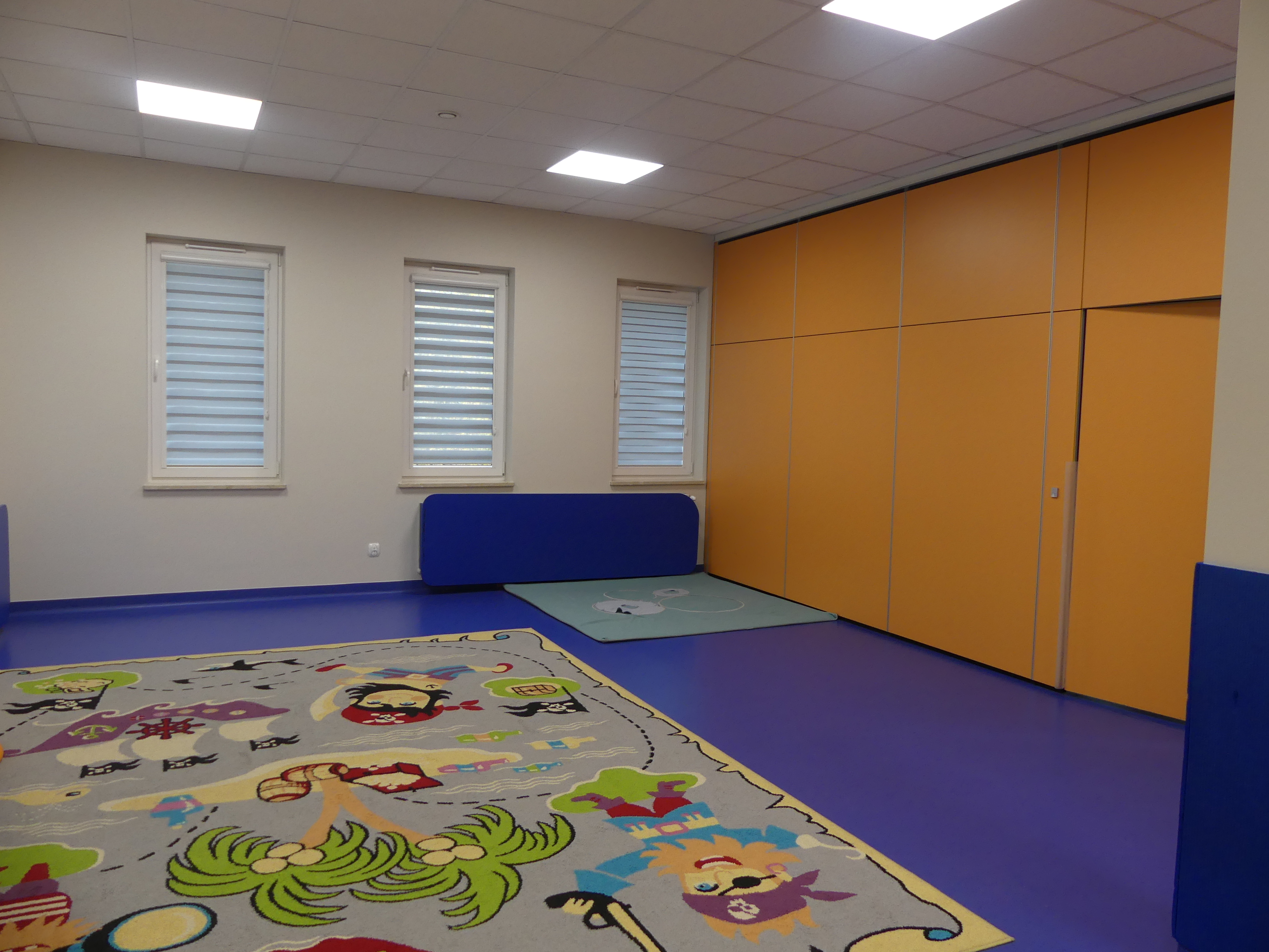 Sala przed montażem