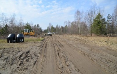 Zdjęcie do Postępy prac przy budowie dr&oacute;g w Połańcu