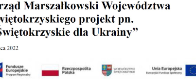 Zdjęcie do Komunikat - Urząd Marszałkowski pn. Świętokrzyskie dla Ukrainy
