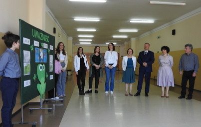 Zdjęcie do Otwarcie kącik&oacute;w uważności w Szkole Podstawowej w Połańcu