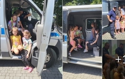 Zdjęcie do Przedszkolaki z wizytą na Komisariacie Policji