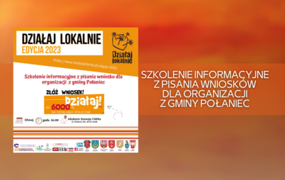 Zdjęcie do Szkolenie informacyjne z pisania wniosk&oacute;w dla organizacji z gminy Połaniec