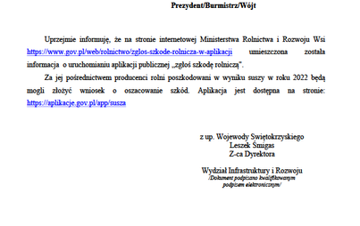 Zdjęcie do Ogłoszenie
