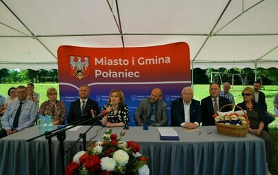 Zdjęcie do Uroczyste podpisanie umowy na Renowację zabytkowego dworku w Ruszczy