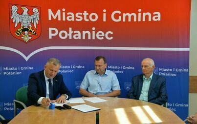 Zdjęcie do Podpisanie umowy na opracowanie programu funkcjonalno-użytkowego z szacunkiem koszt&oacute;w budowy centrum opiekuńczo - mieszkalnego w Połańcu