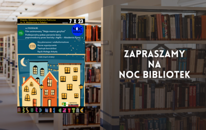 Zdjęcie do Zapraszamy na Noc Bibliotek