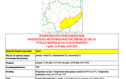 Zdjęcie do Ostrzeżenie