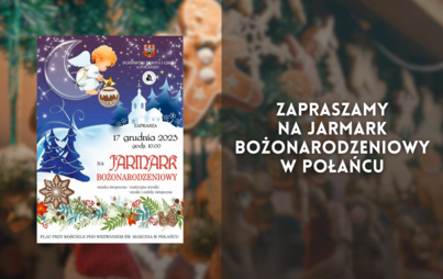 Zdjęcie do Zapraszamy na Jarmark Bożonarodzeniowy w Połańcu