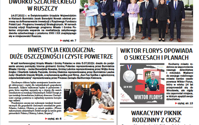 Zdjęcie do Kosynier - Nasza Ziemia Połaniecka" nr 7 (70) Lipiec 2022