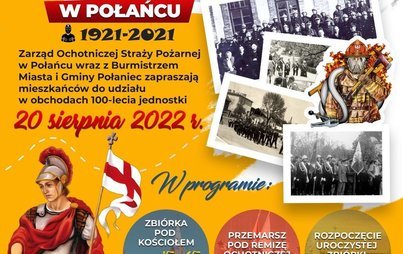 Zdjęcie do 100 lat Ochotniczej Straży Pożarnej w Połańcu