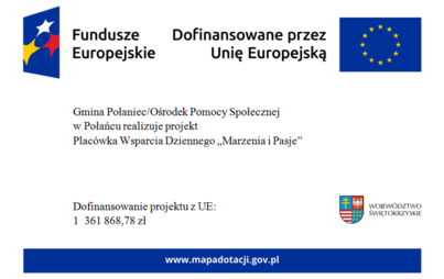 Zdjęcie do Wydłużamy rekrutację do projektu pn. Plac&oacute;wka Wsparcia Dziennego &bdquo;Marzenia i Pasje&rdquo;