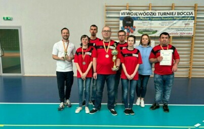 Zdjęcie do III Miejsce dla WTZ Połaniec w VII Wojew&oacute;dzkim Turnieju Boccia