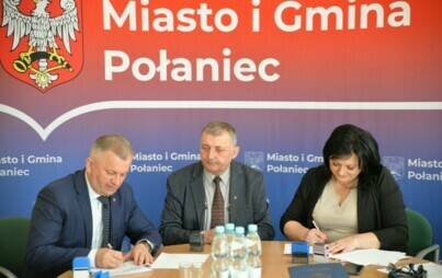 Zdjęcie do Podpisano umowę na budowę 28 pompowni ściek&oacute;w na terenie Miasta i Gminy Połaniec