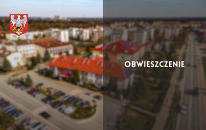 Zdjęcie do Obwieszczenie