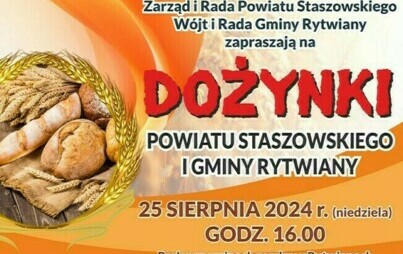 zaproszenie na dożynki - program uroczystości