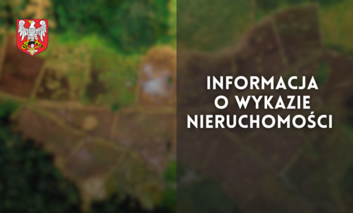 Zdjęcie do Informacja o wykazie nieruchomości