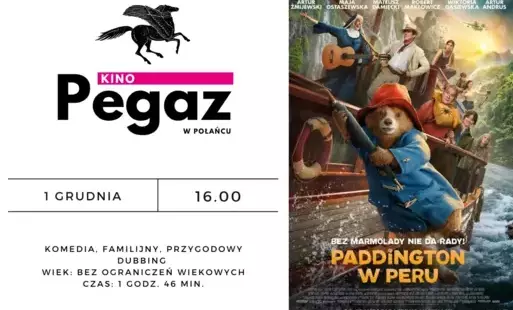 Zdjęcie do Kino Pegaz zaprasza na ,,Paddington w Peru''