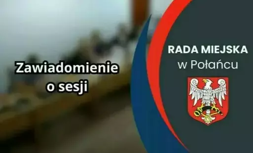 Zdjęcie do Zawiadomienie o Sesji Rady Miejskiej