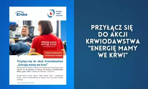 Zdjęcie do Przyłącz się do akcji krwiodawstwa&nbsp;"Energię mamy we krwi