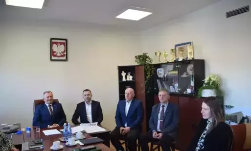 Zdjęcie do Poseł Michał Cieślak z wizytą w Połańcu