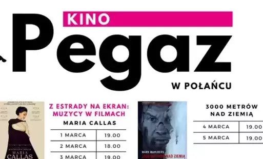 Zdjęcie do Terminarz Kina "Pegaz" na marzec