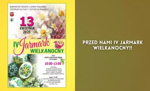 Zdjęcie do Przed nami IV Jarmark Wielkanocny!!   