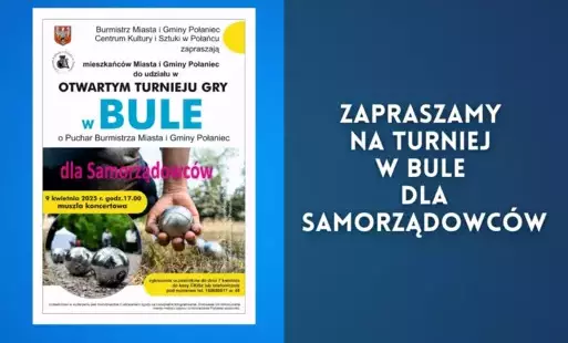 Zdjęcie do Zapraszamy na turniej w bule dla samorządowc&oacute;w