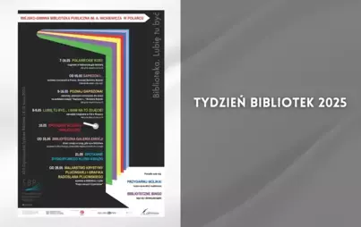 Zdjęcie do Tydzień Bibliotek 2025
