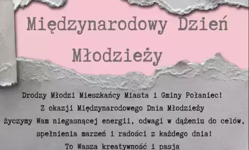 Zdjęcie do Międzynarodowy Dzień Młodzieży
