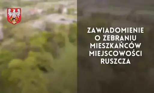 Zdjęcie do Zebranie mieszkańc&oacute;w miejscowości Ruszcza