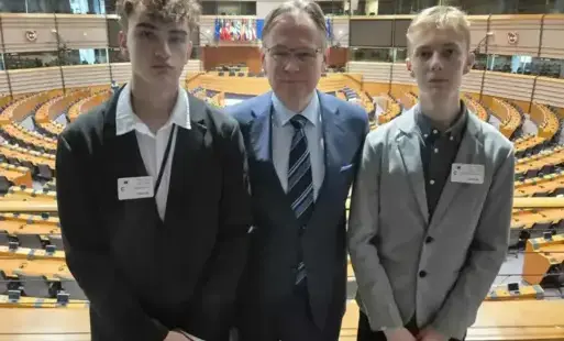 Zdjęcie do Młodzież z naszego regionu w Parlamencie Europejskim